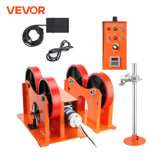 Welding Positioner Turning Rolls Linkage Roller 1000KG Loading Welding Turning Rotary Torch Stand.