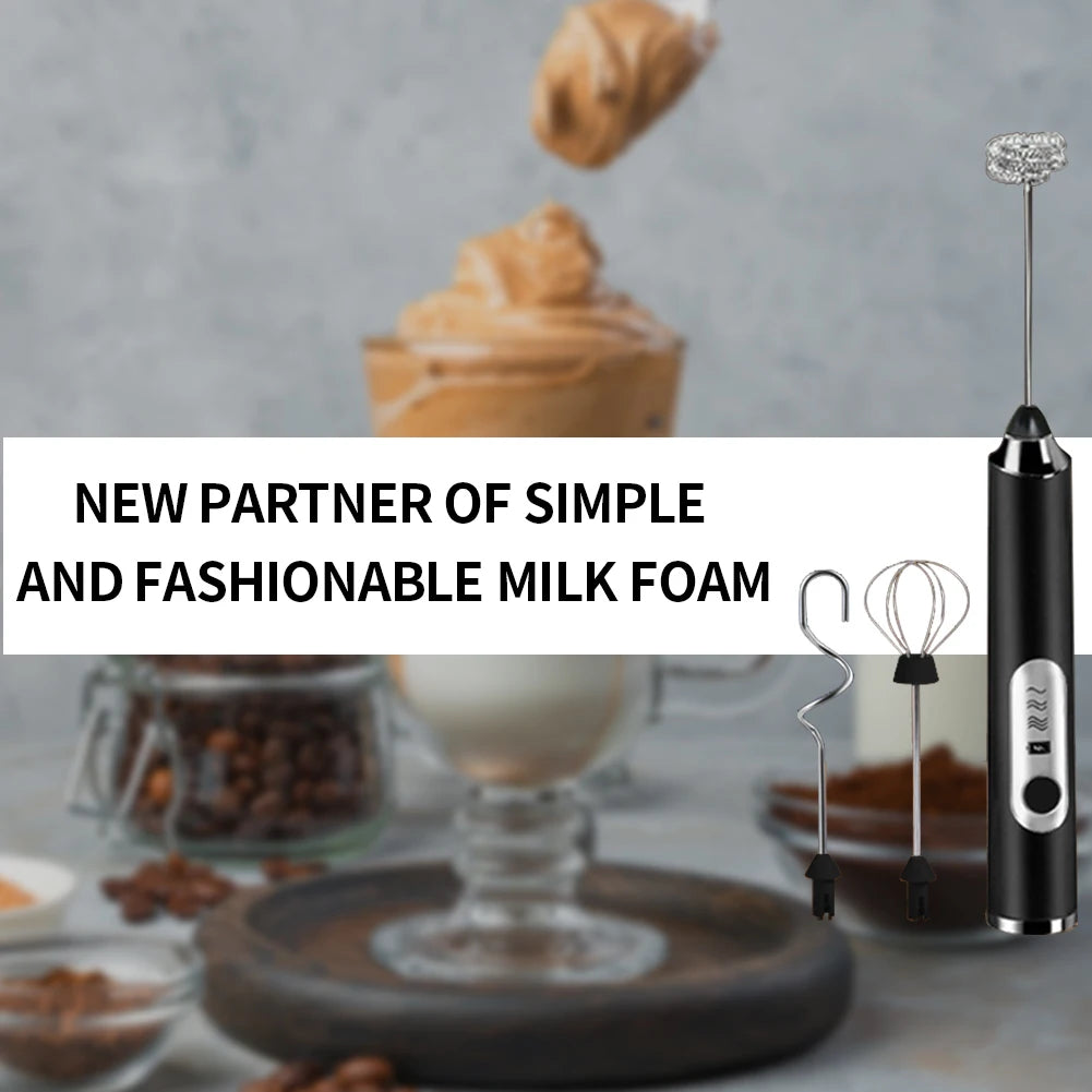 Mini Electric Wireless Whisk Mixer