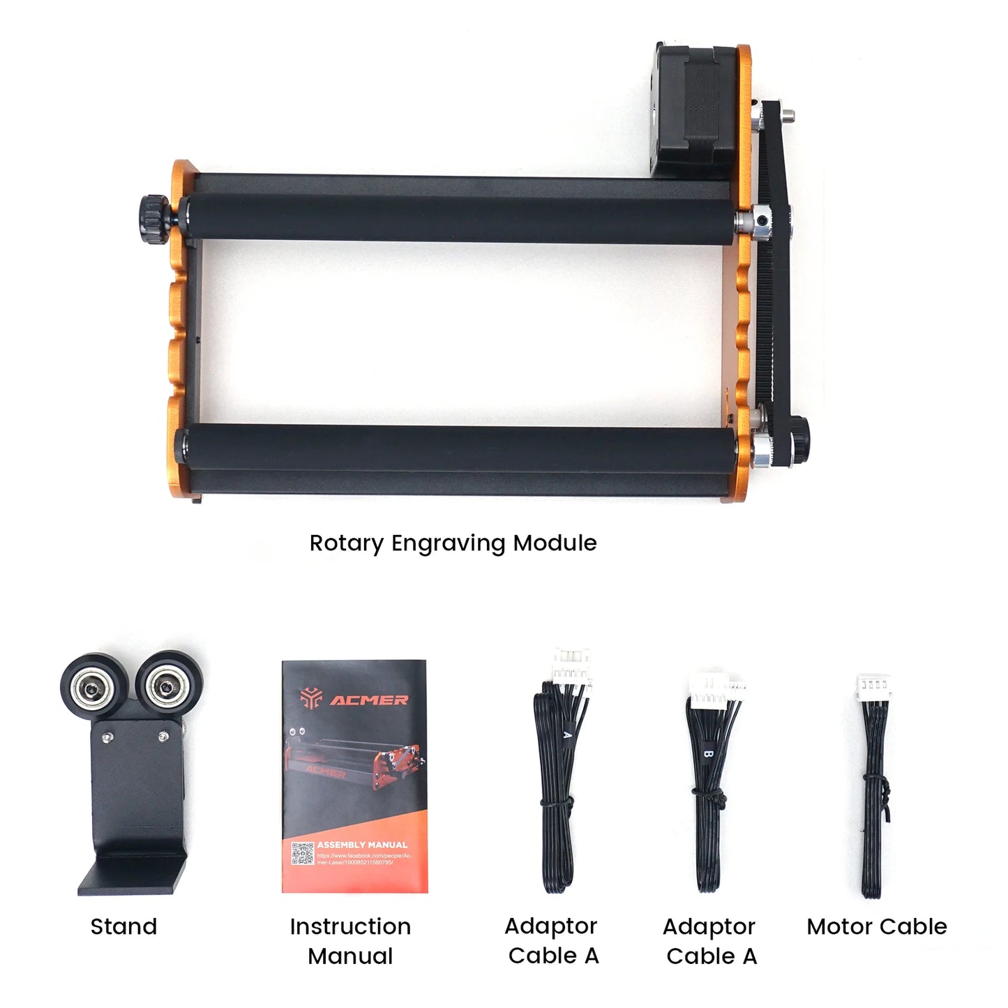 M2 Laser Rotary Roller Laser Engraver Y-axis Rotary Roller For Laser Cutting Machines Engraving Cylindrical Objects Cans