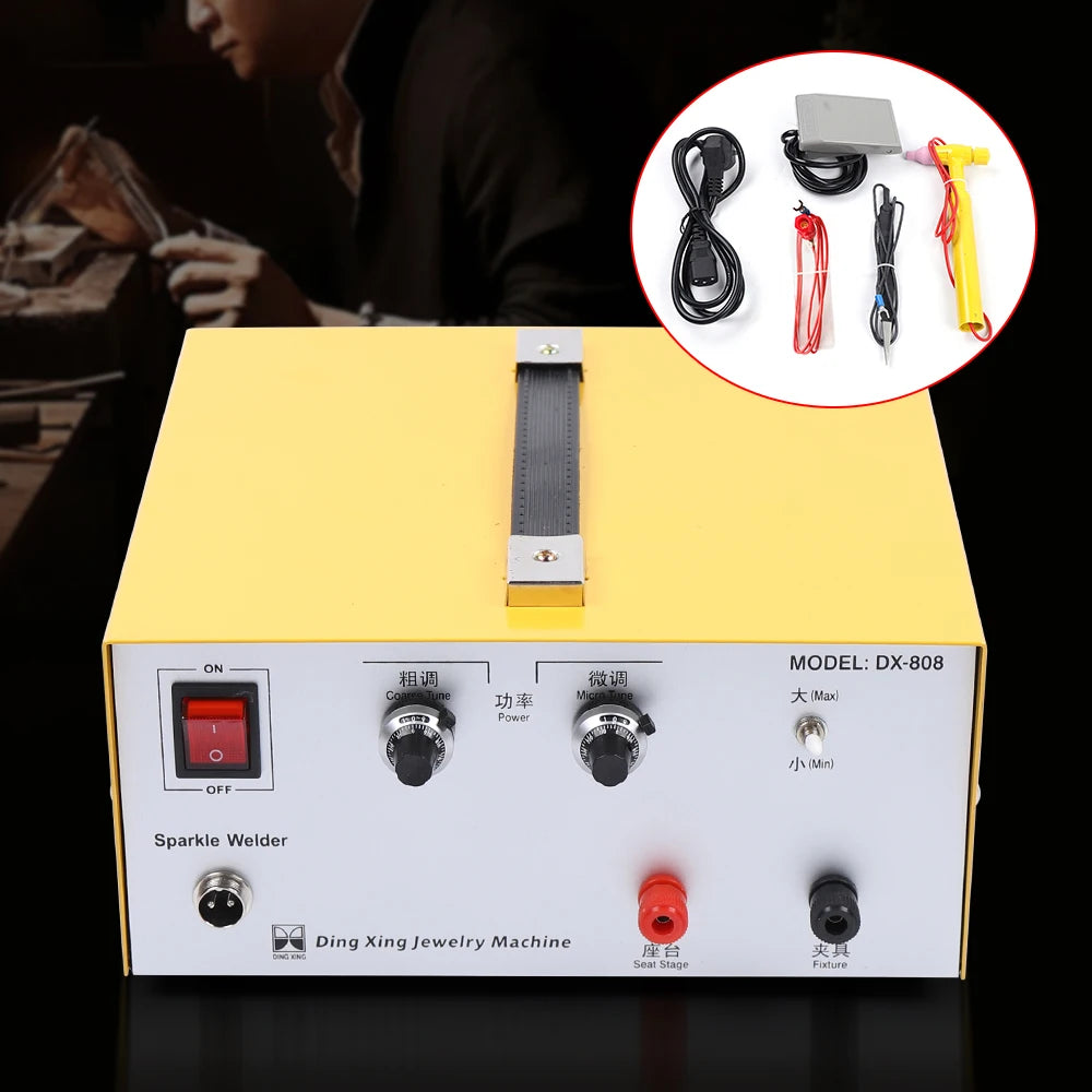 80A Pulse Spot Welder Welding Machine Electric Gold Silver Jewelry Muiti-function Equipment