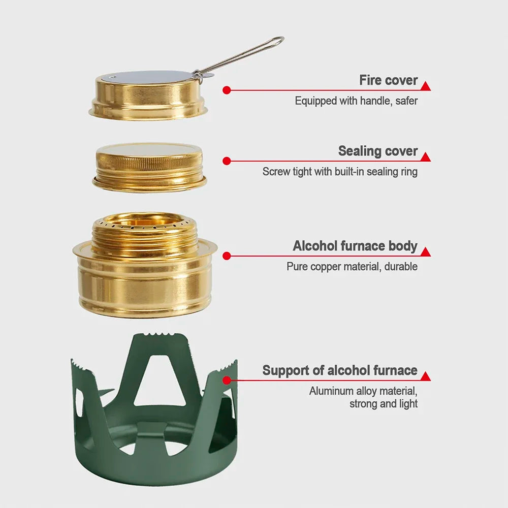 Portable Mini Burner Alcohol Stove