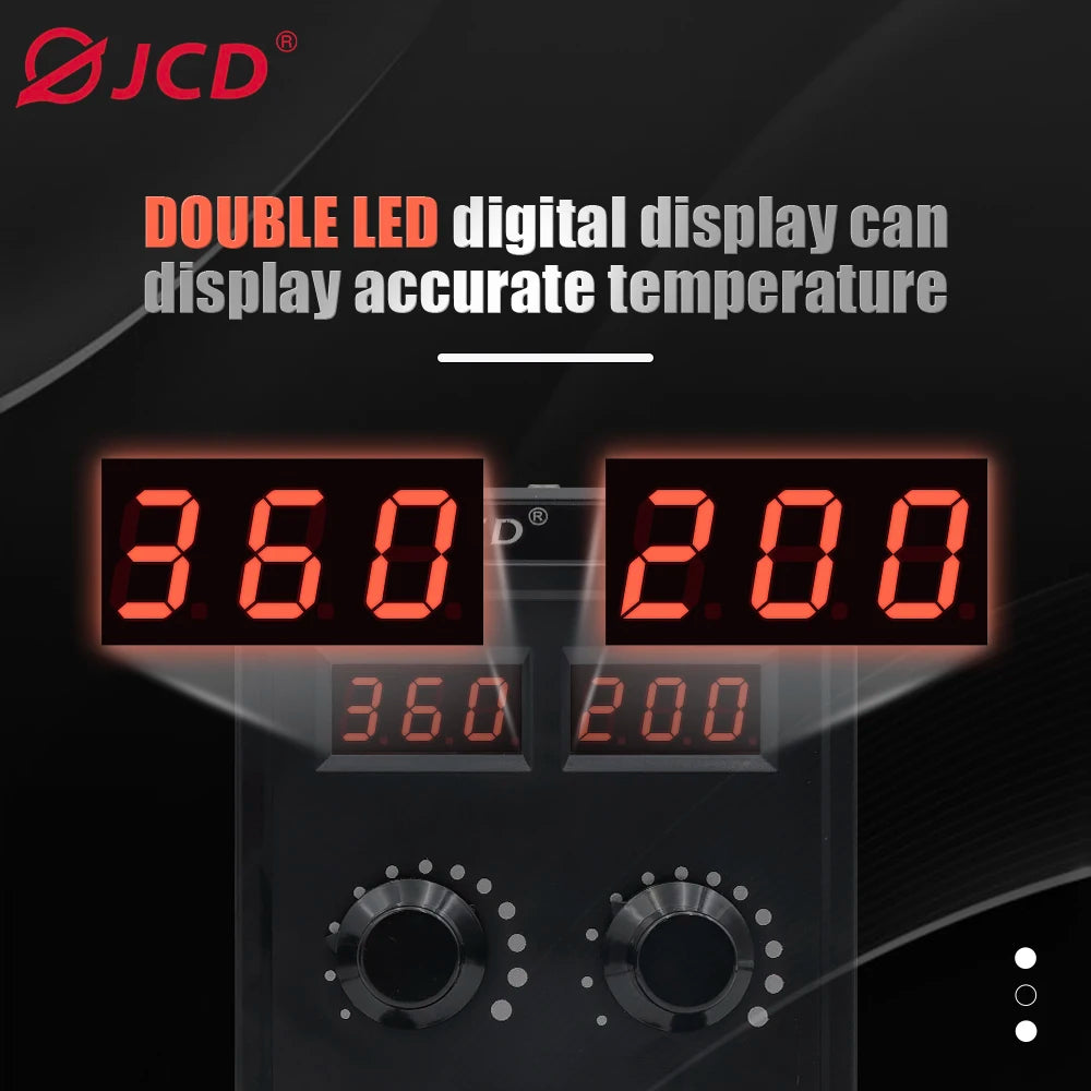 750W 8586D Soldering Station 2 IN 1 Hot Air Gun LCD Dual Digital Display Electric Soldering Iron.