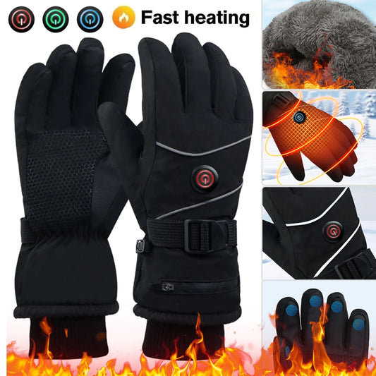 Rechargeable Heated Gloves, Waterproof