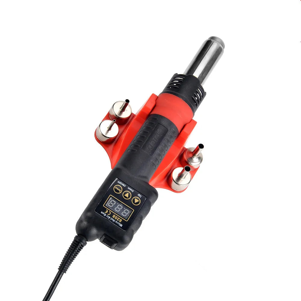 JCD 750W Micro Heat Gun Rework Soldering Air Station LCD Digital Hair Dryer 220V 110V  Hot Air Soldering Tools 8208