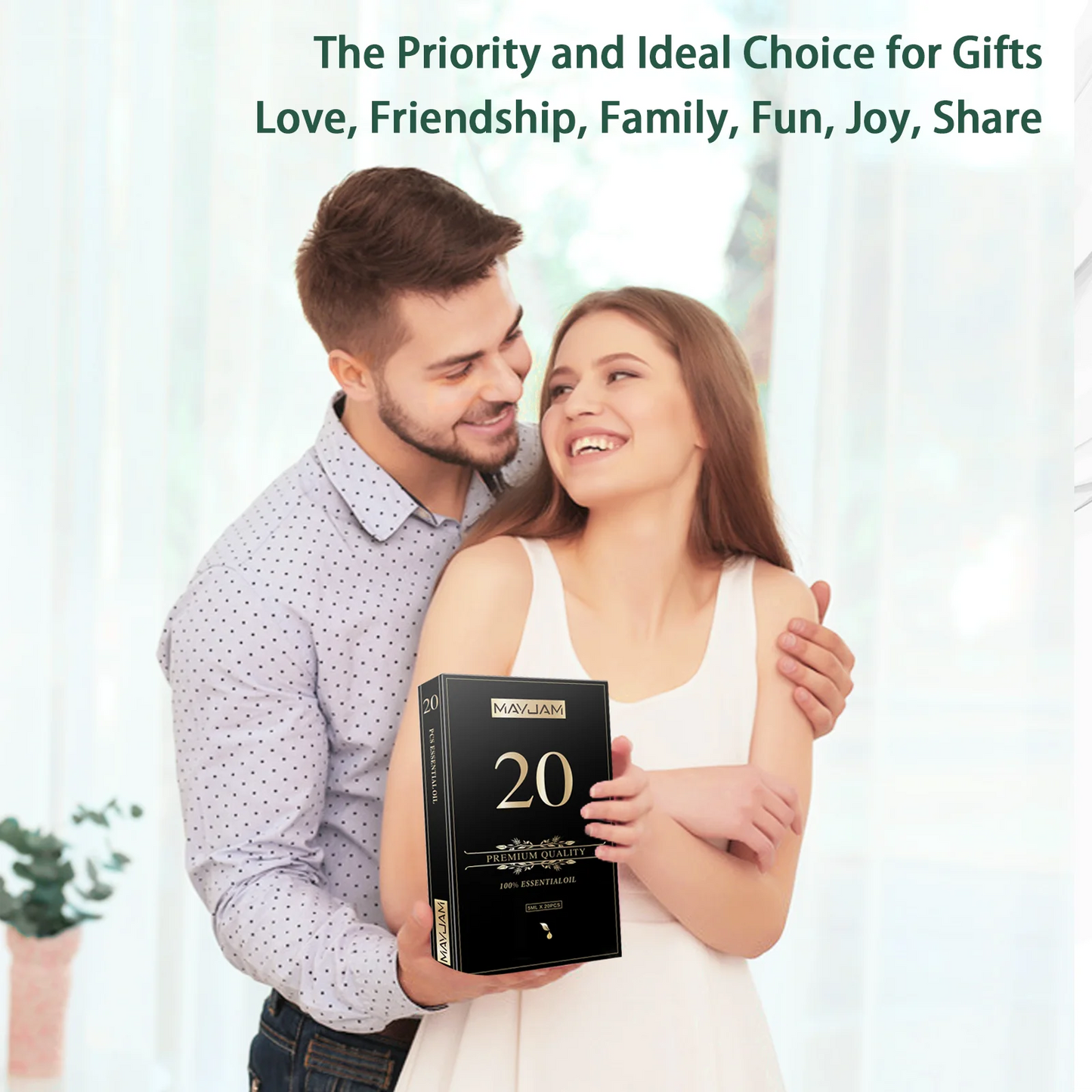 Gift Box Pure Natural Plant Essential Oils, 20-5ml