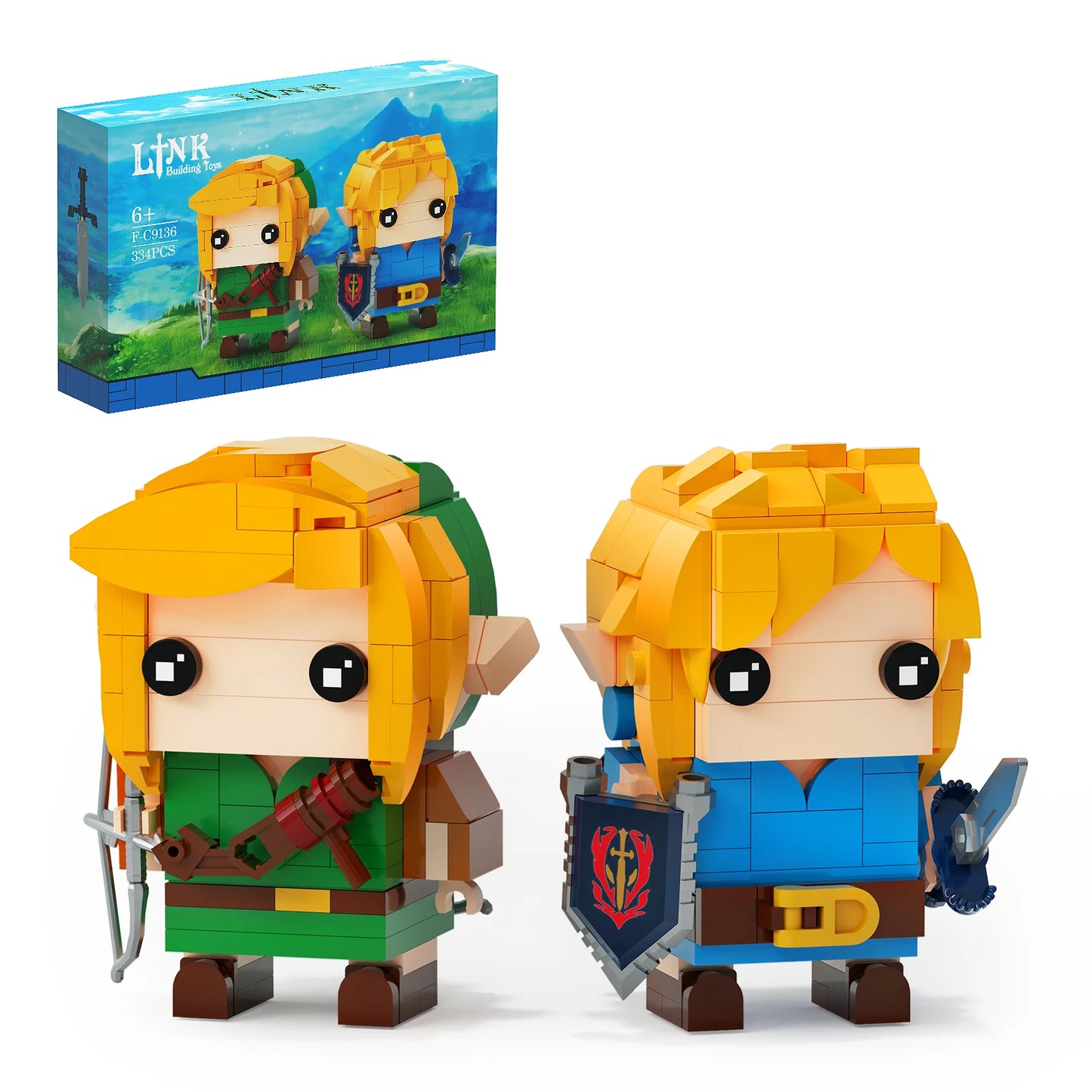 2 in 1 Horse Head Station and Link Building Blocks Kit