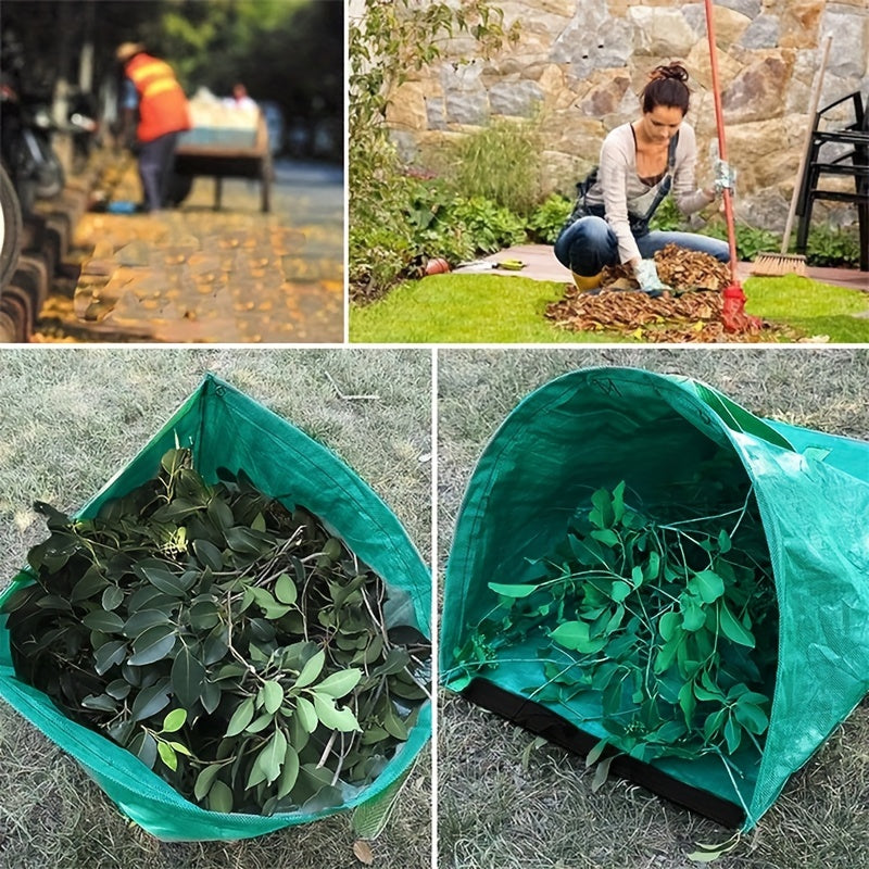 Extra-Large 52.83gal Garden Waste Bag with Work Gloves - Durable, Waterproof, Perfect for Leaves, Grass Clippings & Recycling, Garbage Bag,