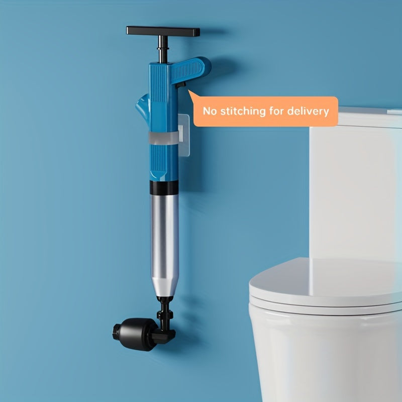 High Pressure  Toilet Plunger Set with Visual Air Pressure Gauge