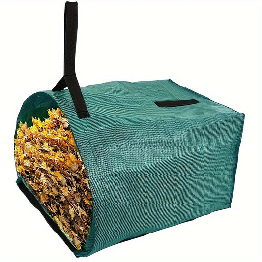Extra-Large 52.83gal Garden Waste Bag with Work Gloves - Durable, Waterproof, Perfect for Leaves, Grass Clippings & Recycling, Garbage Bag,