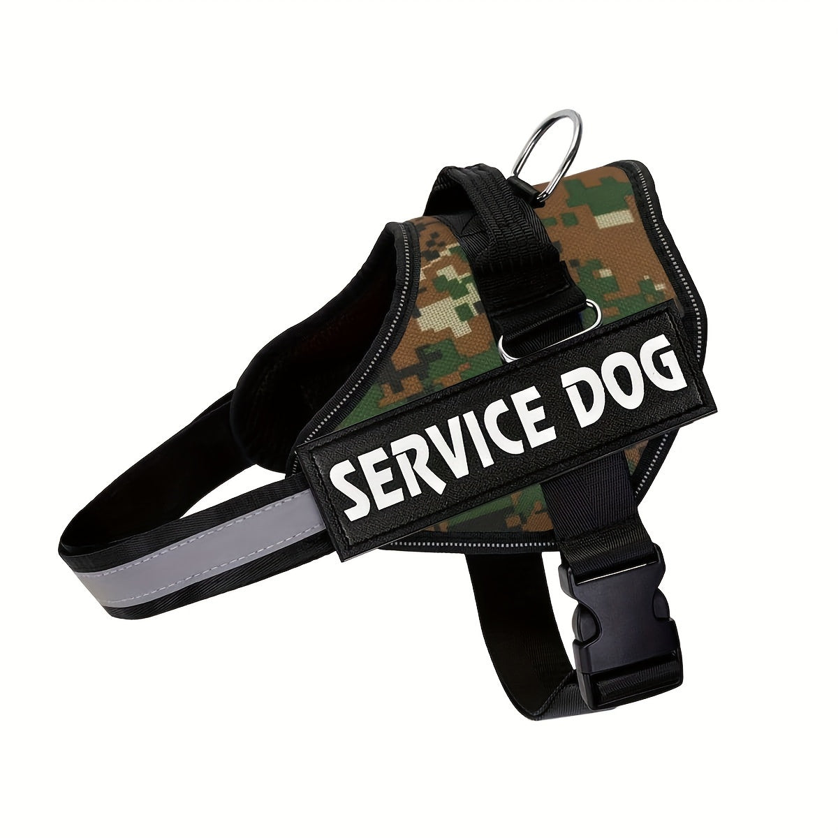 Ultimate Service Dog Harness - No Pull, Easy On/Off, 3M Reflective, Breathable, Adjustable Pet Vest with Nylon Handle, No Tugging, No Choking, Comfortable Wear